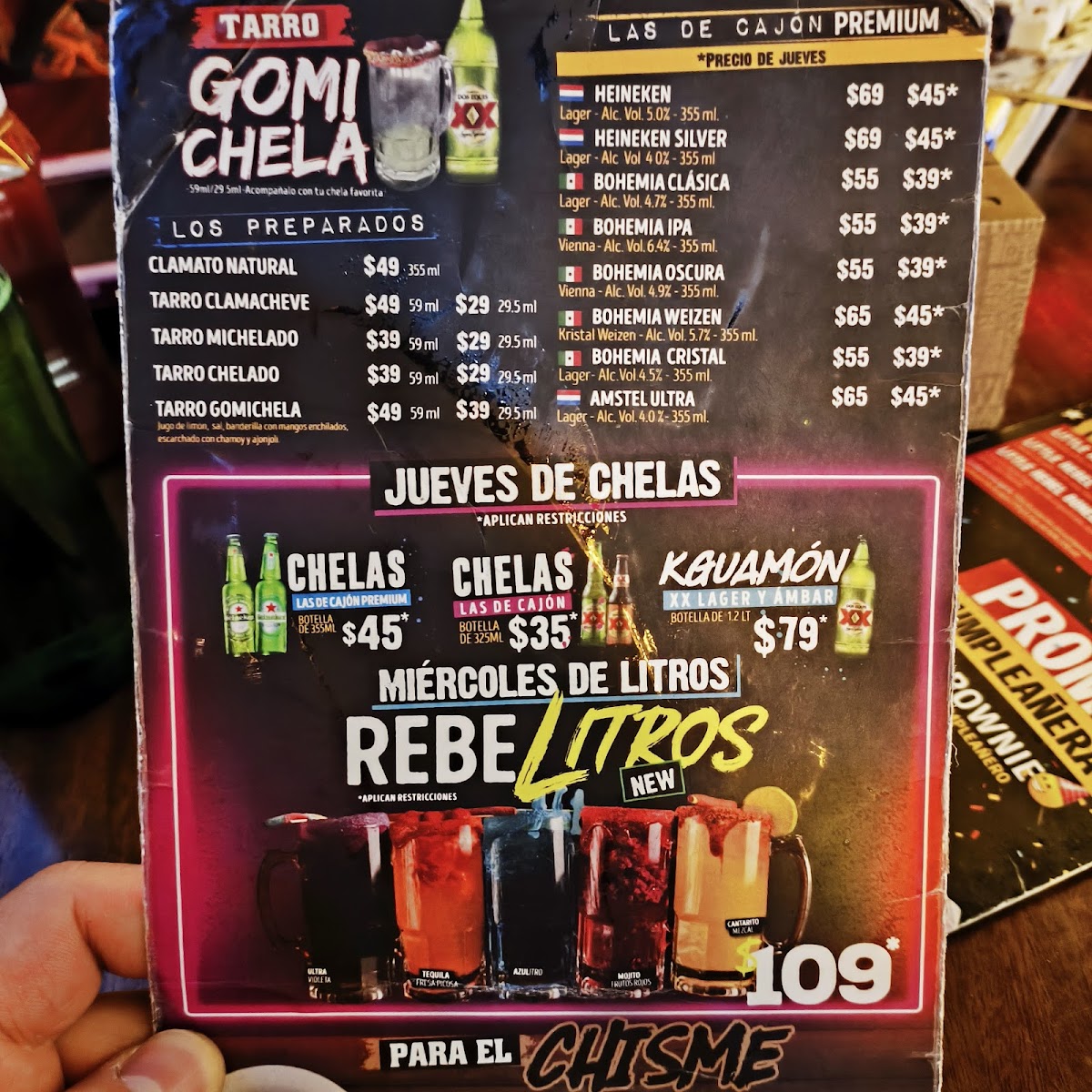 Rebel Wings Galerias Perinorte Menu - Image 6